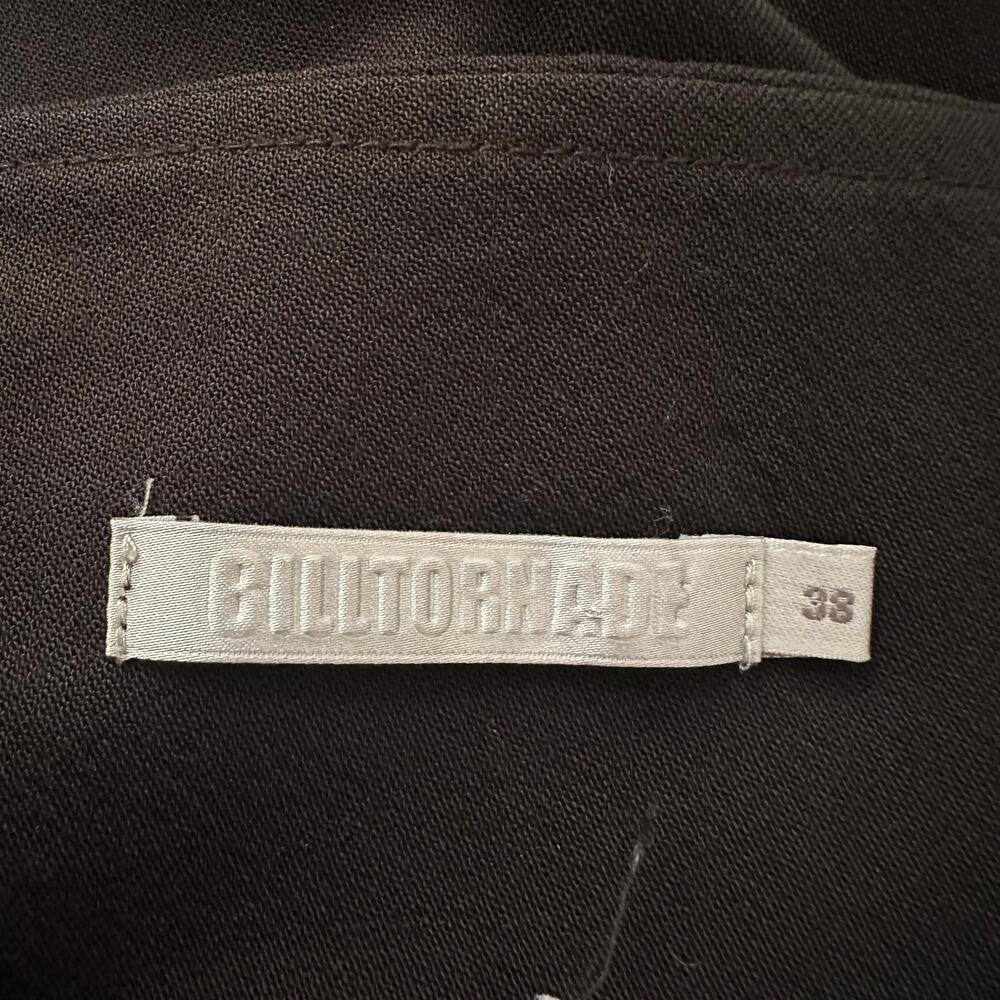 Billtornade black wool blend mini skirt size 38 - Picture 4 of 9